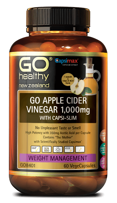GO Healthy Apple Cider Vinegar with Capsi-Slim 60s